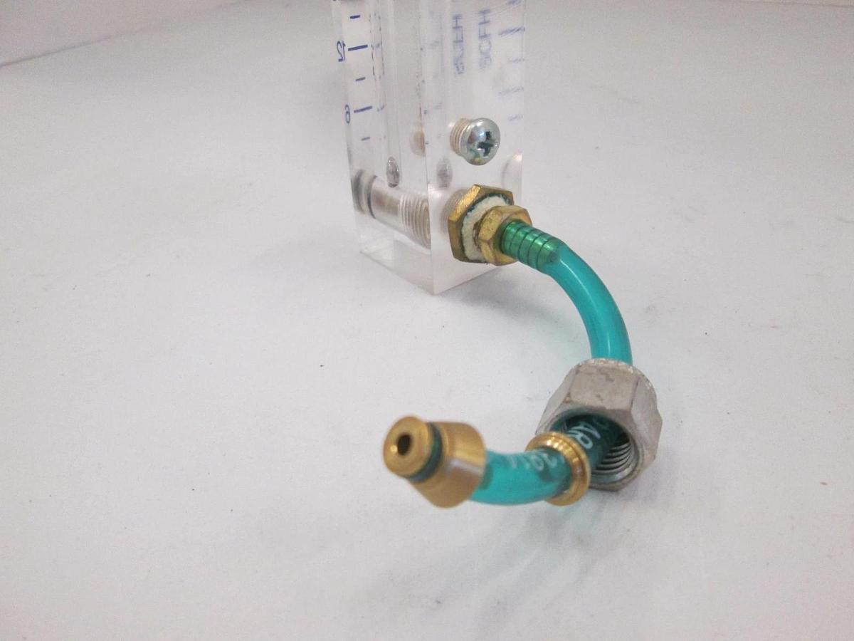 Used King Instruments, 0-30 SCFH Air, Flowmeter, Used