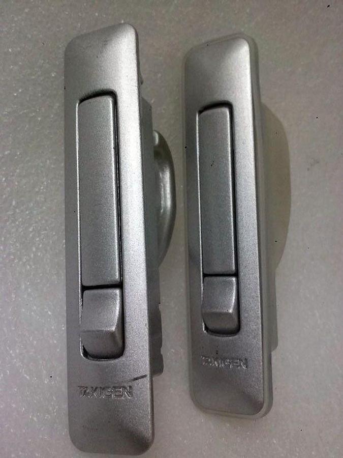 Used Takigen Push Button Rotary Pulls, Zinc, Silicon Case Included - Lot of 8, Used