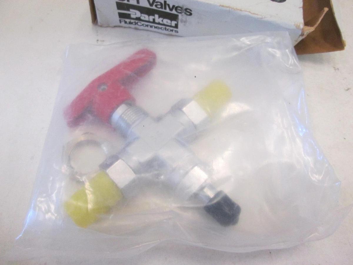 Parker, 4V4V6Y B6XJ-SSP-R-1941, 3 Way Ball Valve, New