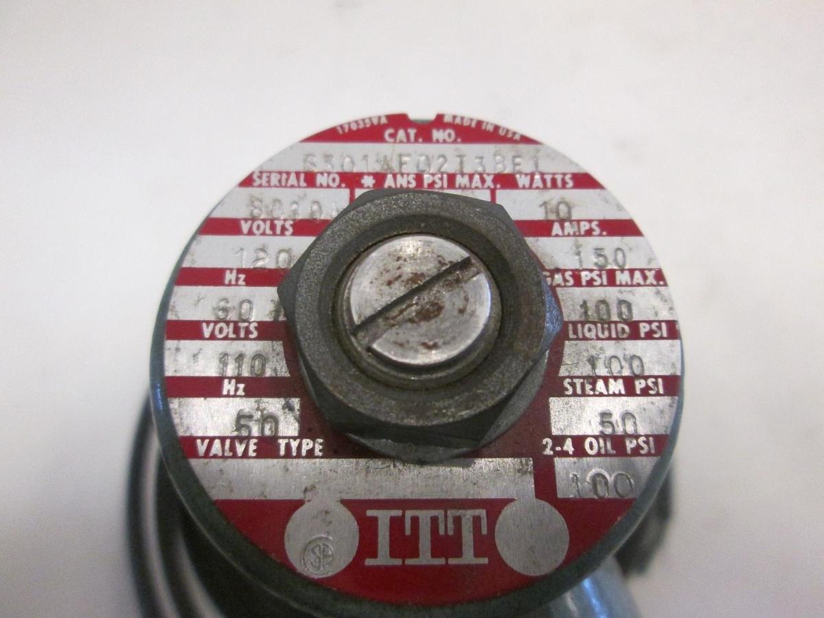 Used Asco, S301AF02T3BE1, Solenoid Valve, 10W, 150A, 60Hz, Used