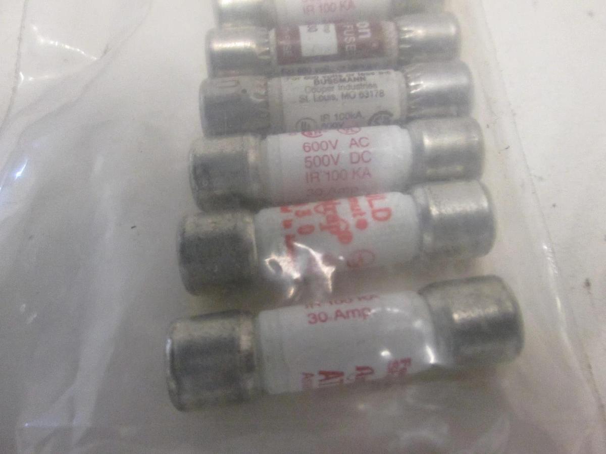 Shawmut, 51200602, FUSE, SHAWMUT ATM30, 30A, SEMIC, New, Lot of 9