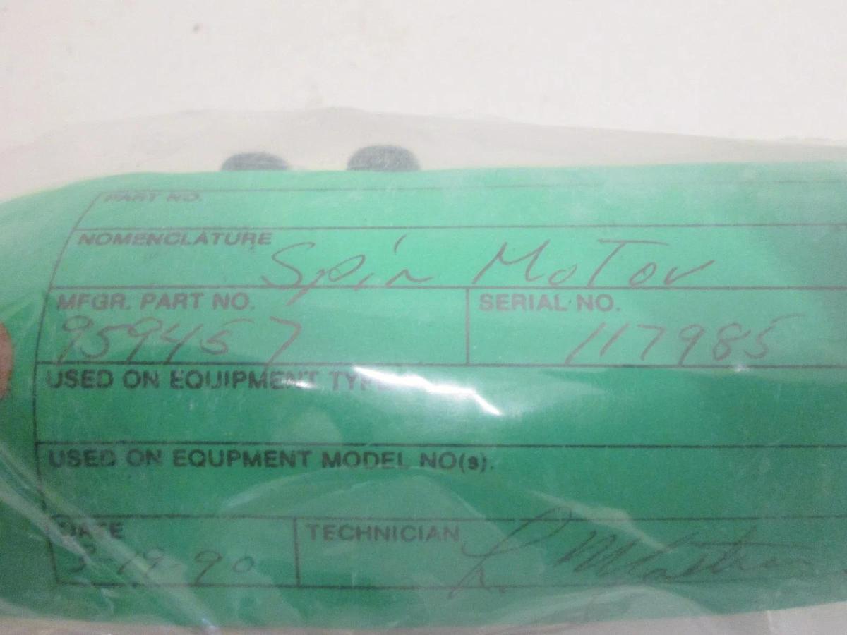 Used National, 959457, Spin Motor, Used
