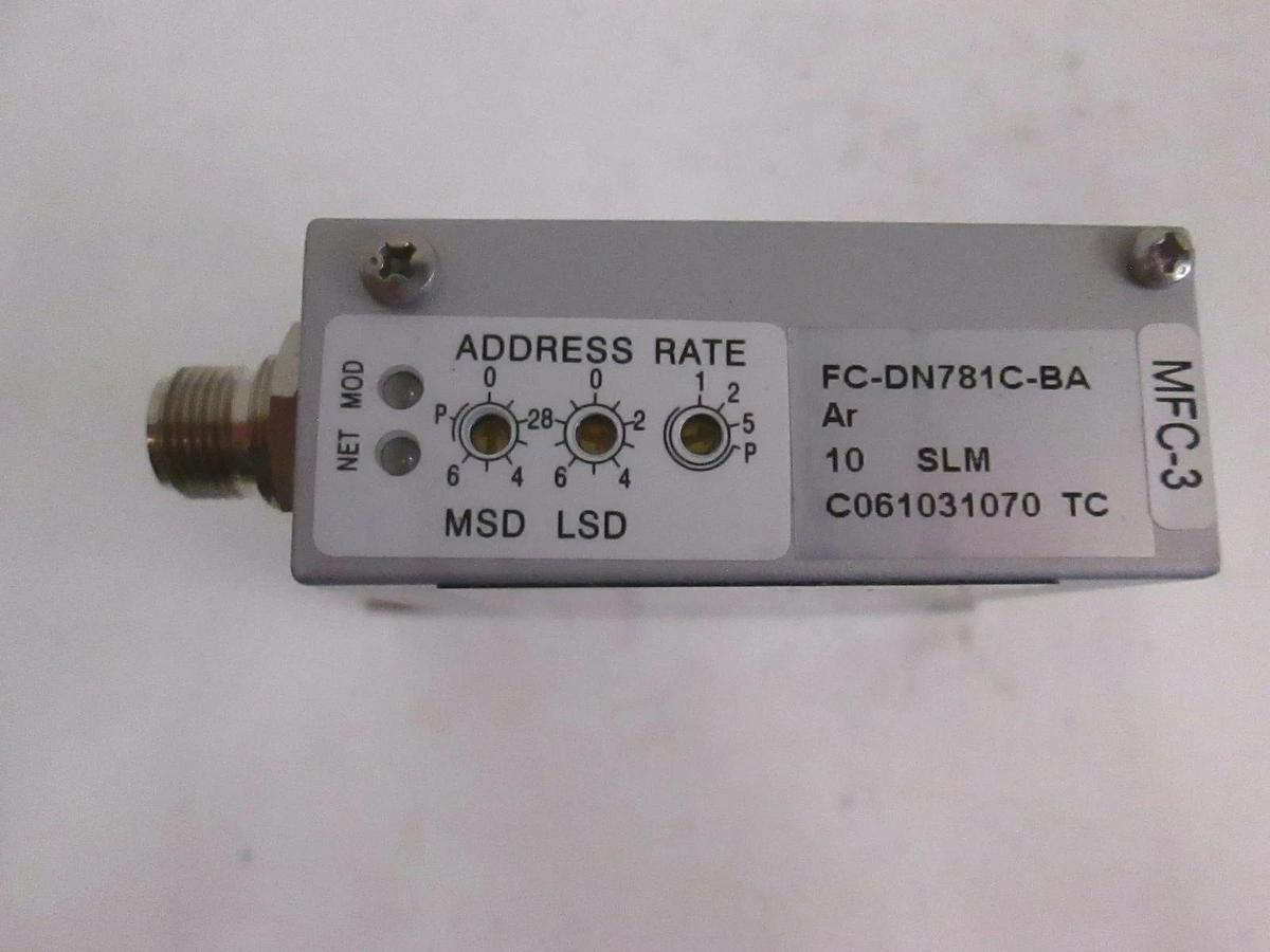 Used Aera FC-DN781C-BA MFC, Ar, 10 SLM, Used
