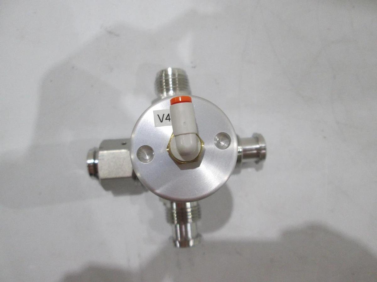 Used Swagelok, 6LV-DFD7778P1-C, 4 Way Manual Diaphragm Valve, Used