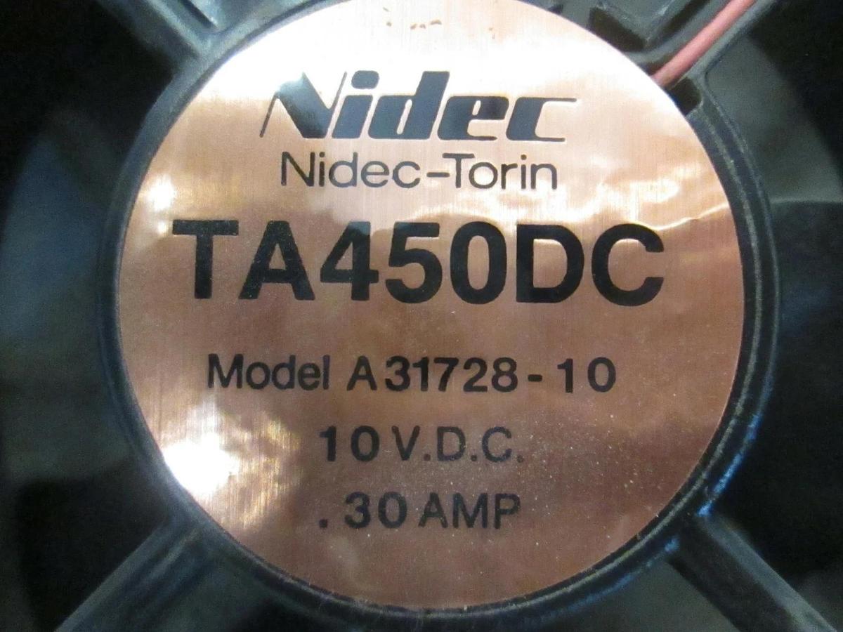 Used Nidec- Torin TA450DC, A31728-10, Cooling Fan, .30A, 10 VDC, Used