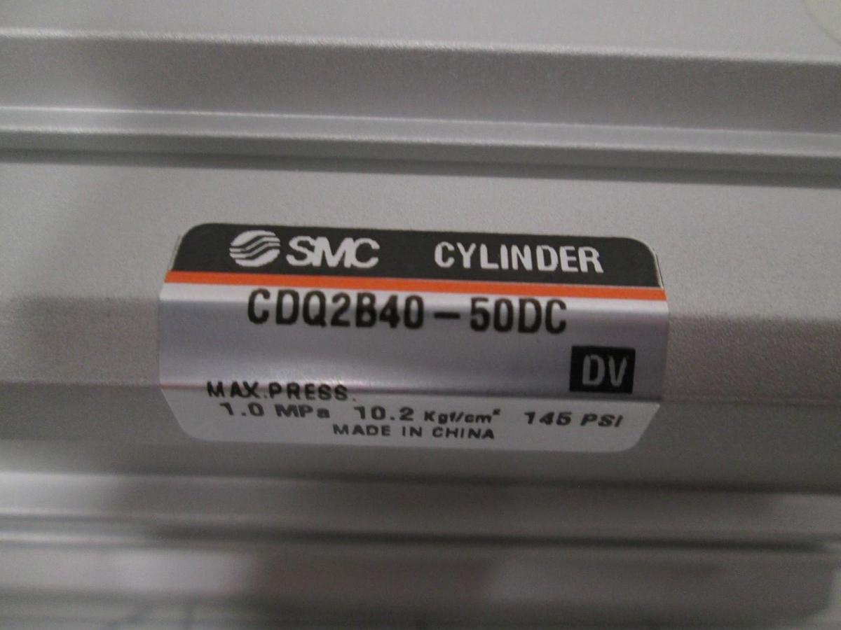 Used SMC, CDQ2B40-50DC, Air Cylinder, New