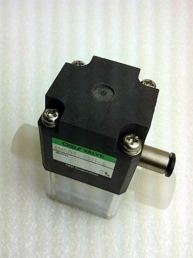 CKD AMD01-8BU-4, Air Operated Valve, LOT of 2 NWOB