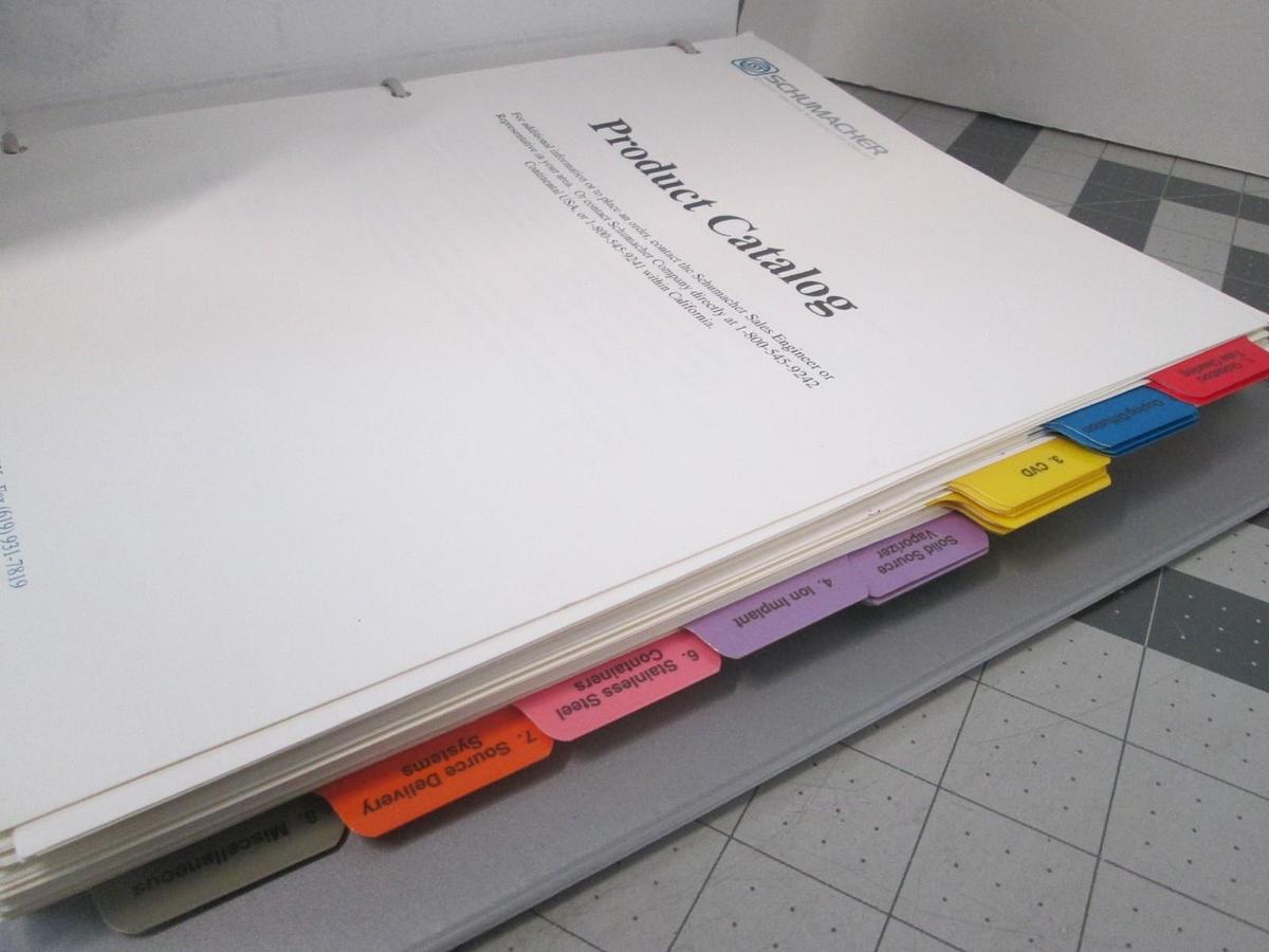 Used Schumacher, Product Catalog, Used