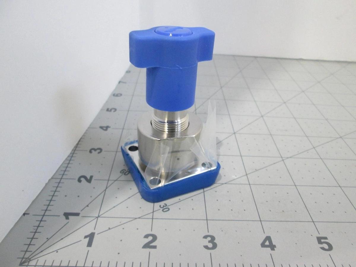 Used Swagelok, 6LVV-MSM-DA-2-P-AB, Surface Mount 2-Port Diaphragm Valve, Used