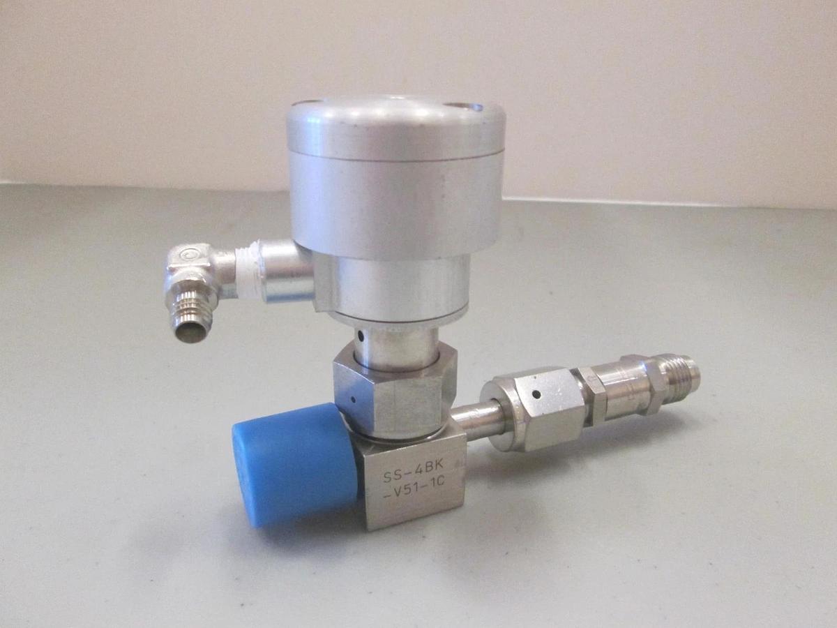 Used Nupro SS-4BK-V51-1C Bellow Sealed Valve w/ Gaskleen Filter, Used