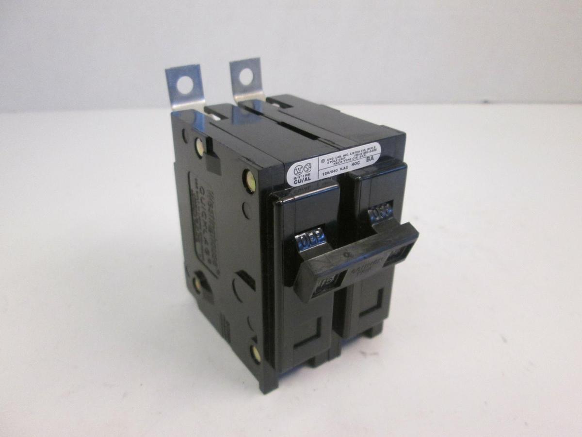 Used Westinghouse Quicklag Circuit Breaker MG-5495, 2 Pole, 15A