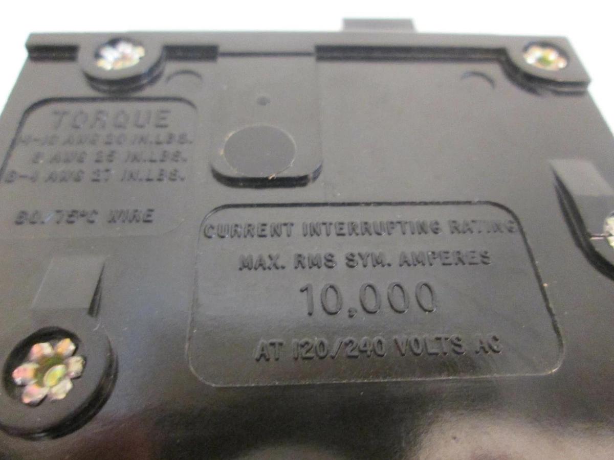 Used Westinghouse Circuit Breaker, 120/240 VAC, 2 Pole, 15A