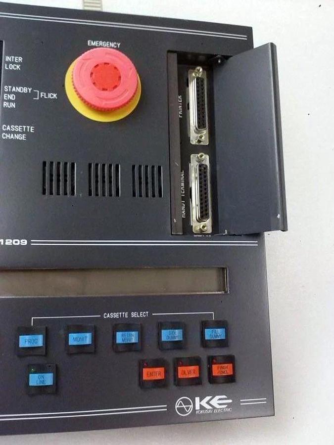 Used Kokusai CX1209 Cassette Loader Control Panel, Used