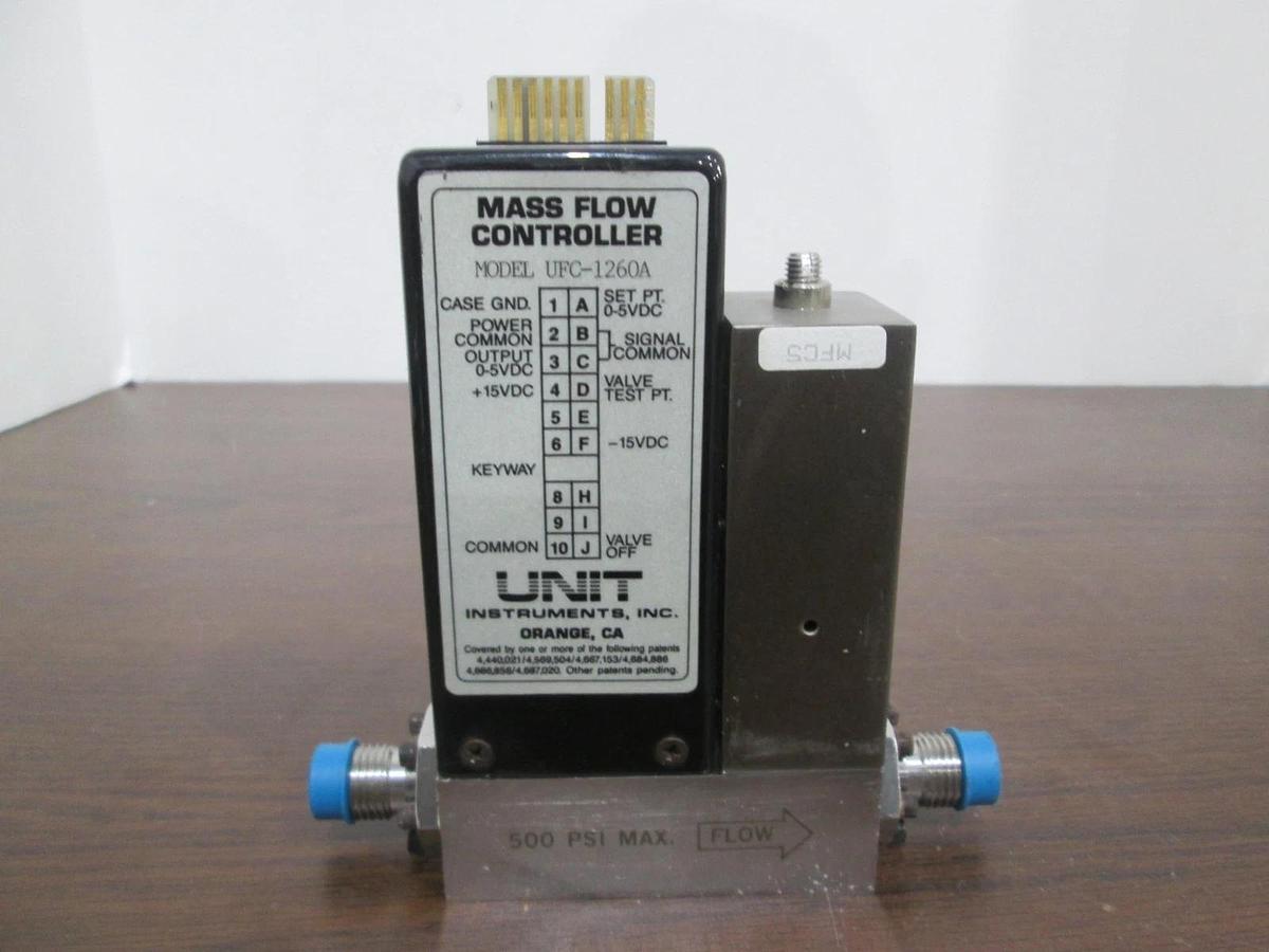 Used Unit, UFC-1260A, 1 SLM, HCL, Mass Flow Controller, 1/4" Port, Used