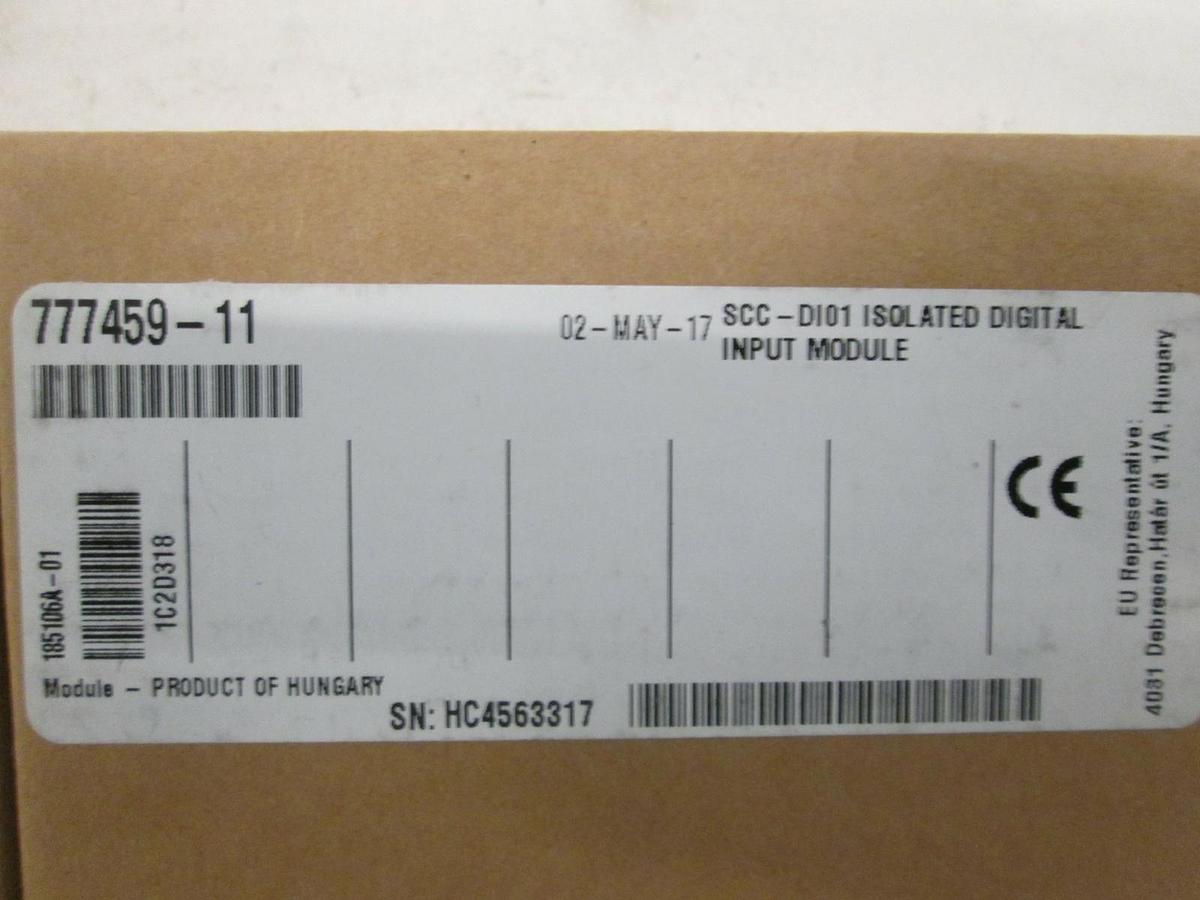 National Instrument, 777459-11, SCC-DI01 Isolated Digital Input Module, New, 2