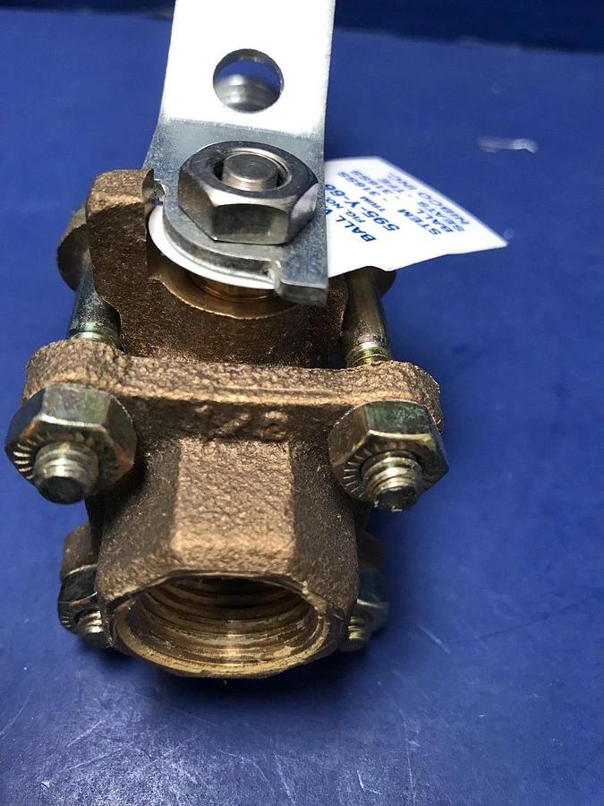 Used NIBCO 3/4" and 1/2" Ball Valve 595-Y-66, Lot of 2 Used