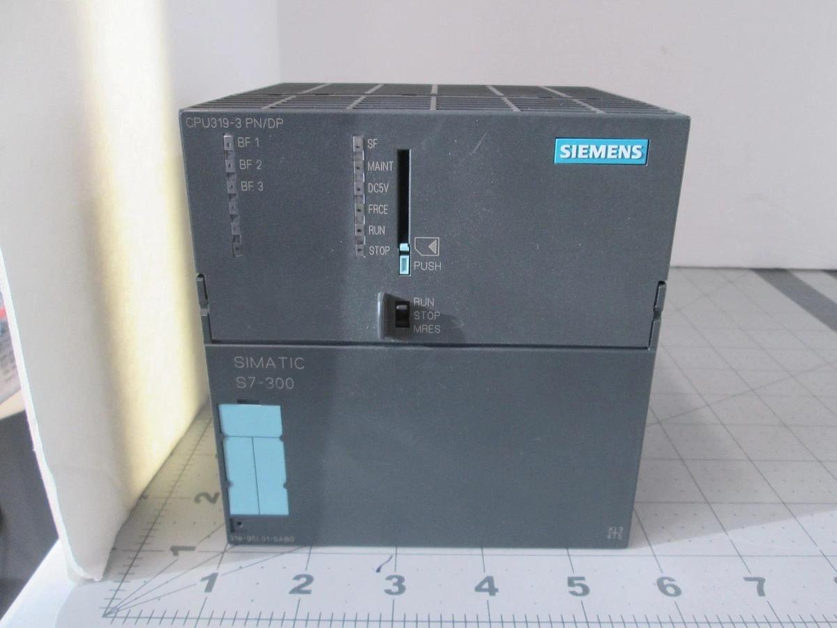 Used Siemens, Simatic S7, 6E7 318-3EL01-0AB0, PLC Module, Used