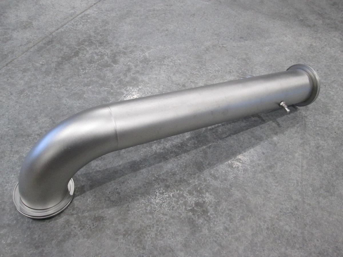Used AMAT, 32", 90 Degree Elbow Gas Line Assy w/ 3 Ports, Used