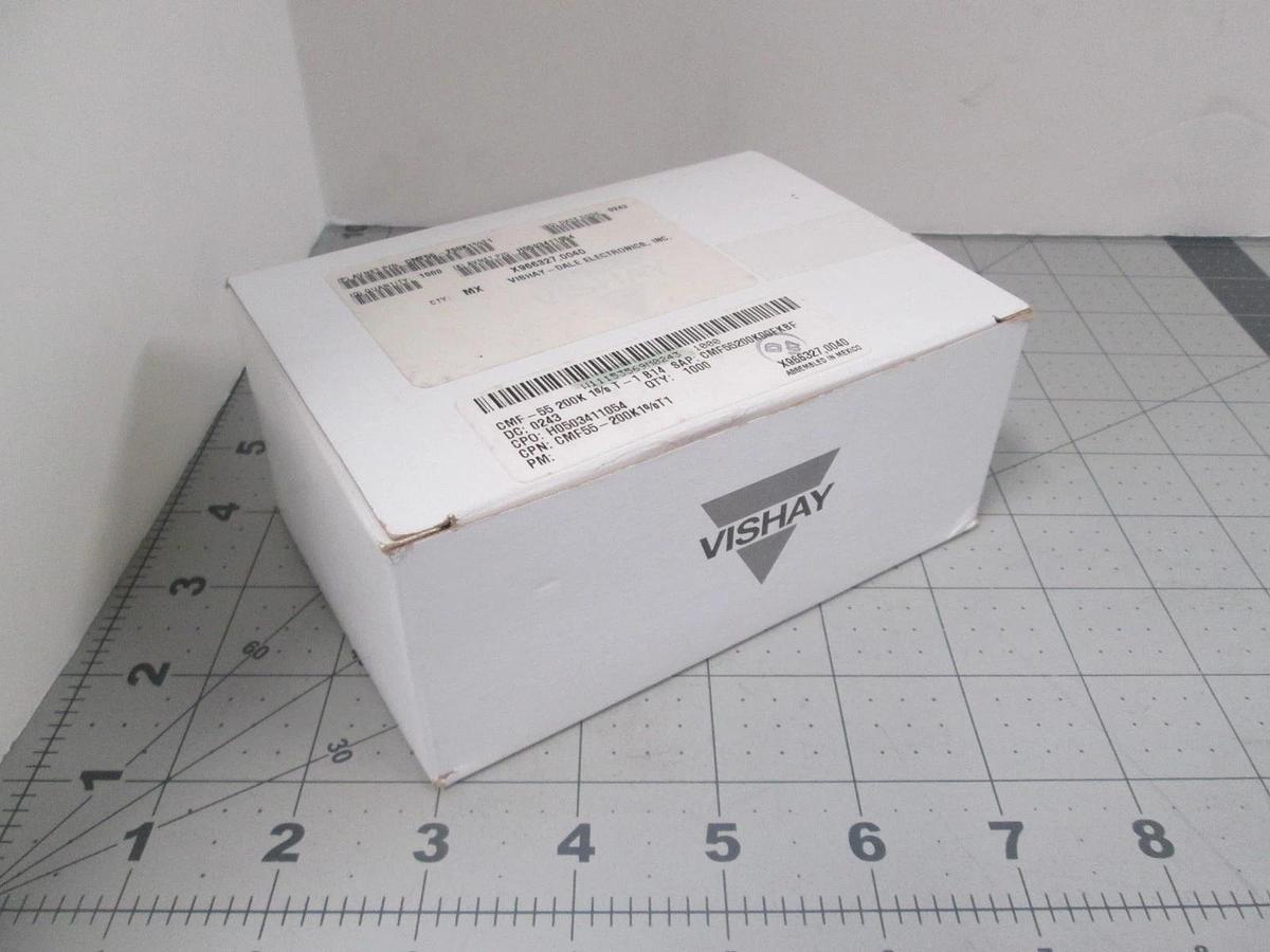 Vishay, CMF-55 200K 1% T-1, Metal Film Resistors, New, Lot of 1000