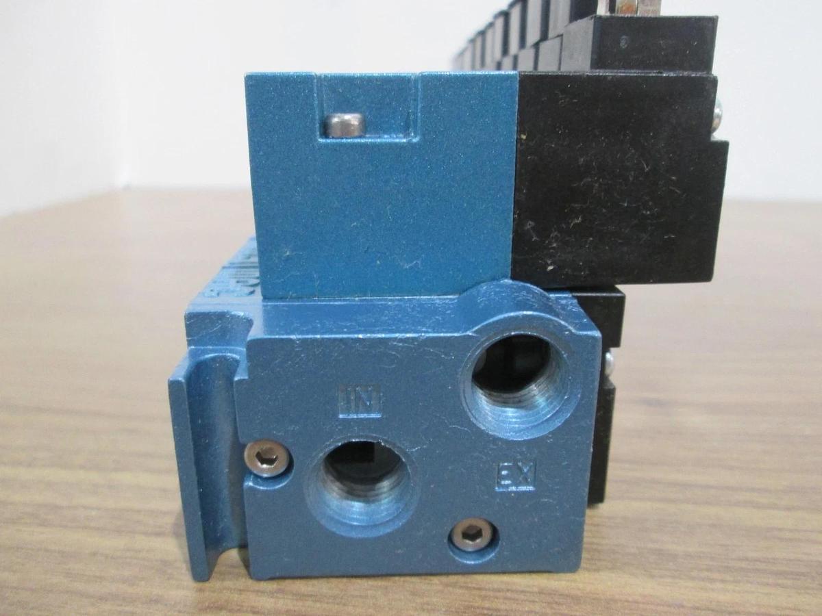 Used MAC, 45A-L00-DFBJ-1KJ, 12 Position Solenoid Valve Assy, Used
