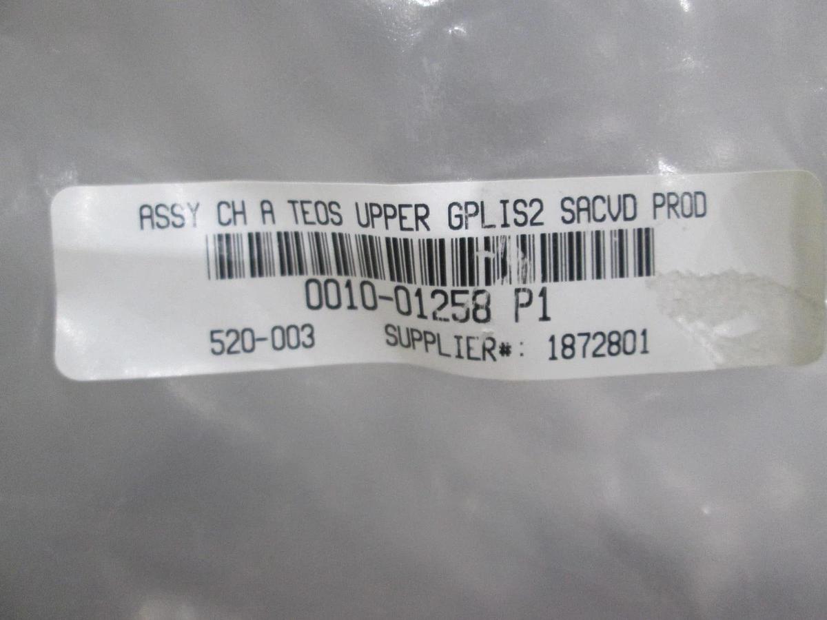 AMAT, 0010-01258 P1, Assy CH A TEOS Upper GPLIS2 SACVD PROD, New