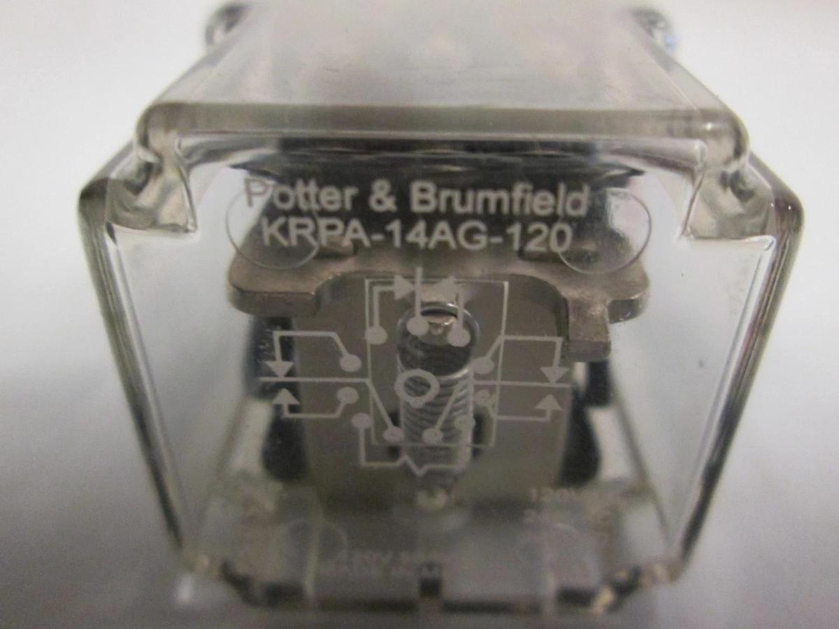 Used Potter & Brumfield, KRPA-14AG-120, 120V Relay, Used