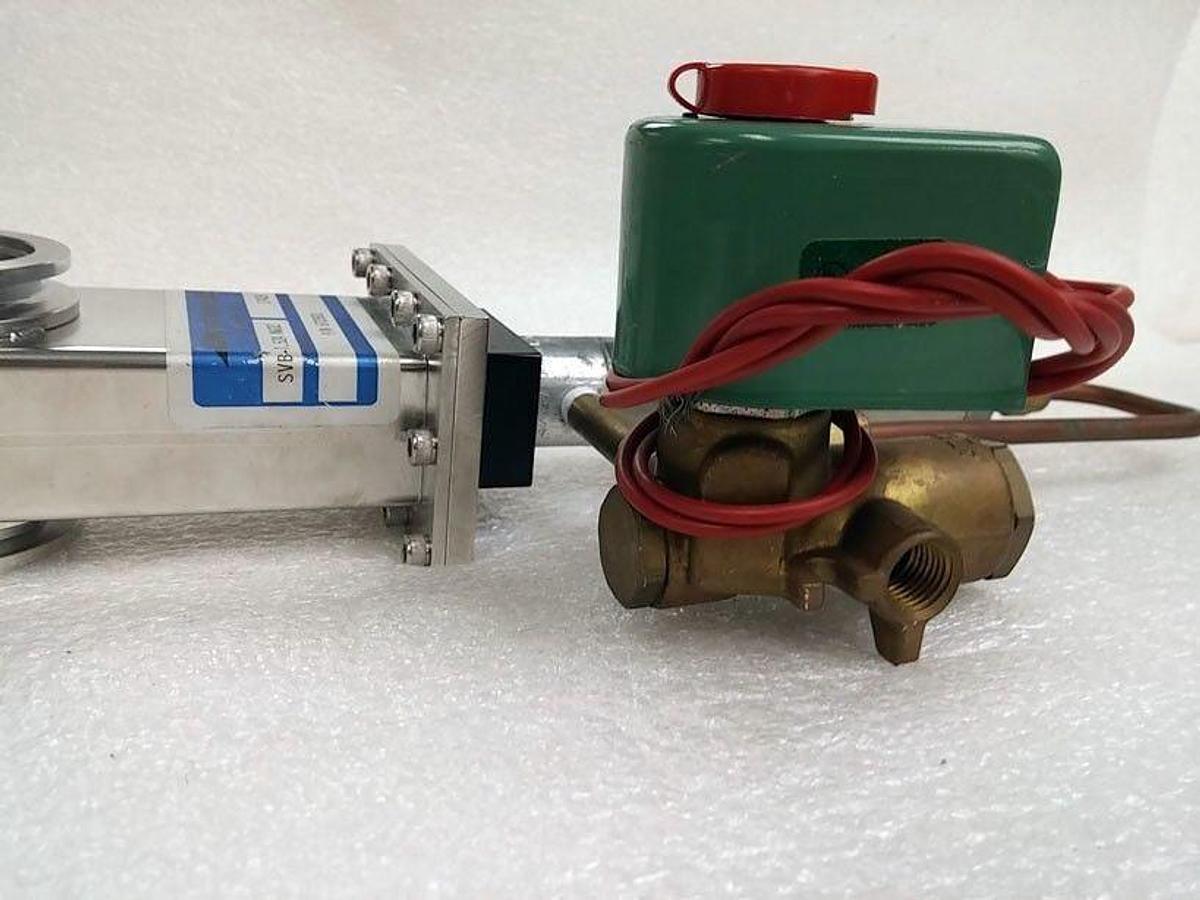 Used Innotec SVB-1.52A Gate Valve NW32 with Asco 834582, New