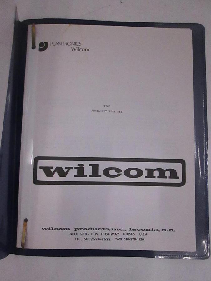 Used Wilcom T309 Auxiliary Test Set, Used