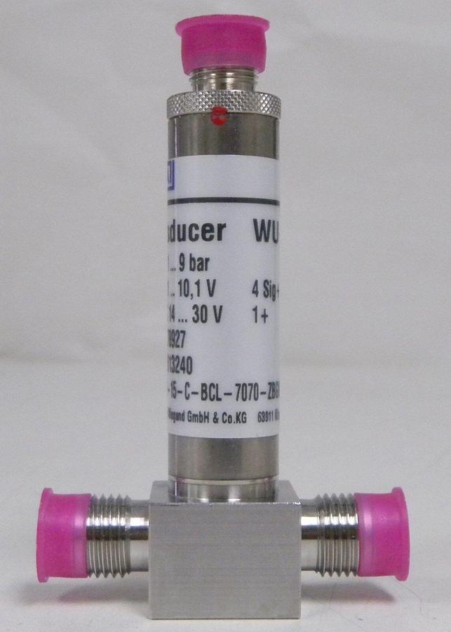 Used Wika Transducer WU-15, P#:12613240, 1/4" MVCR/MVCR, -1...9 Bar, Used