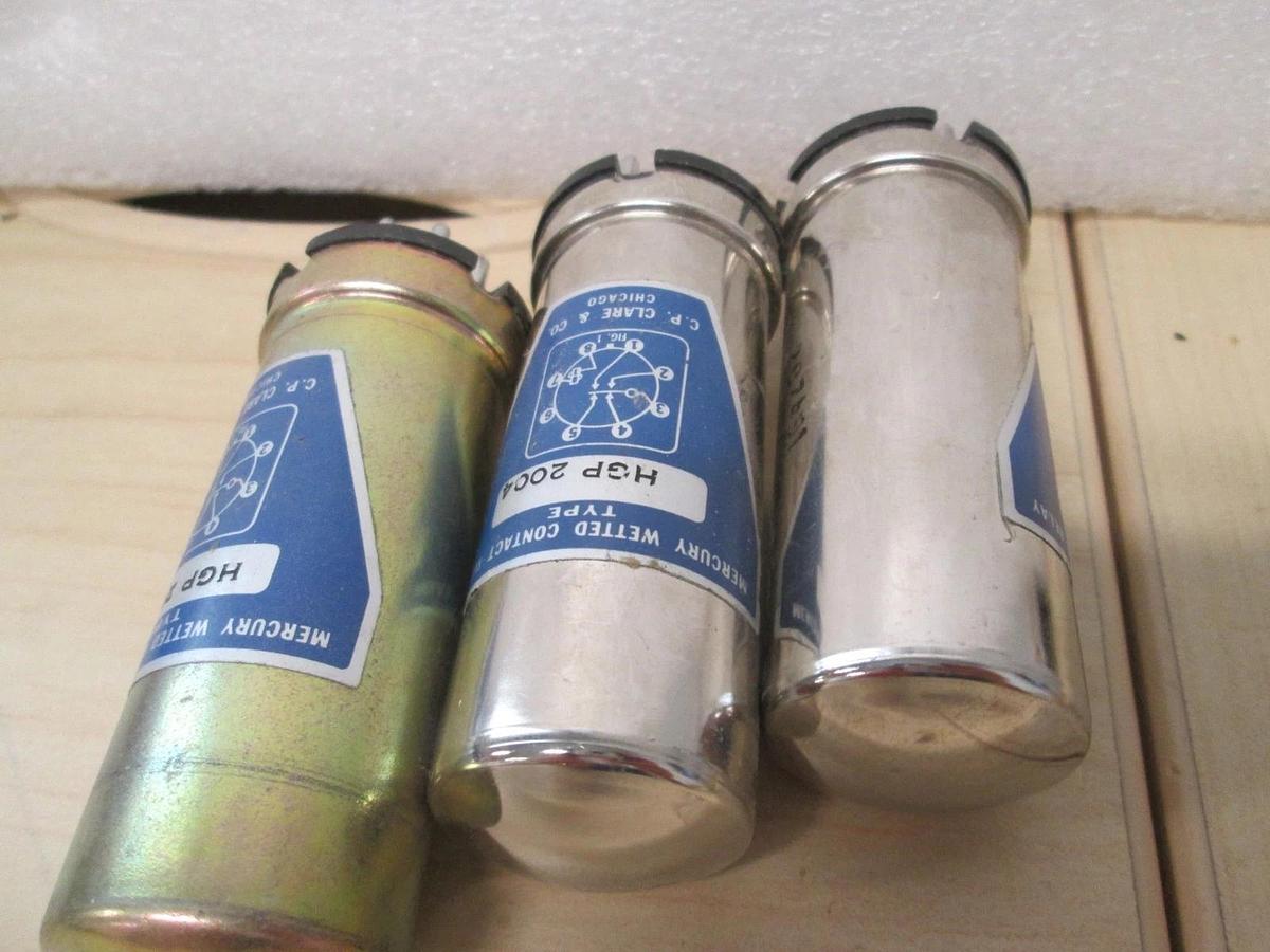 Used C.P. Clare & Co., HGP 2004, Contact Relay, Used, Lot of 3