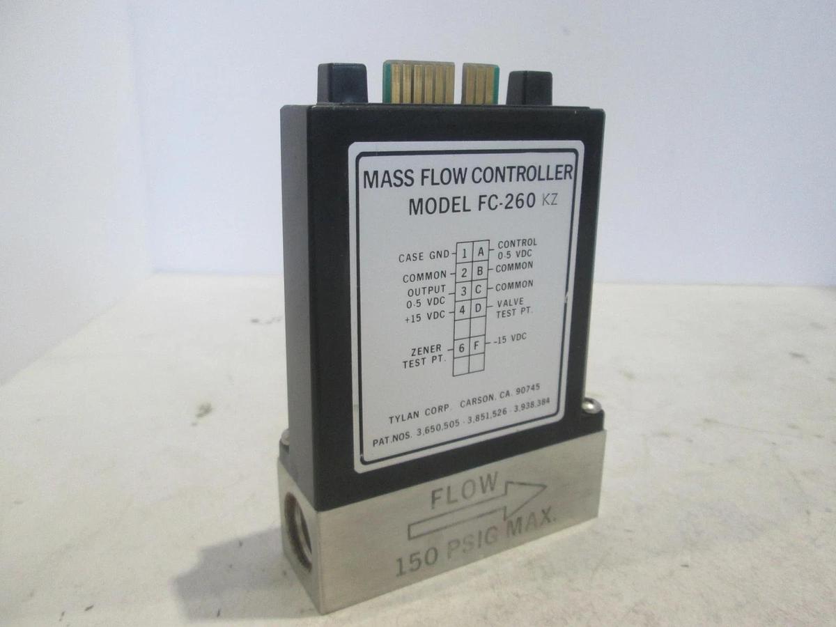 Used Tylan, FC-260KZ, Mass Flow Controller, 200 SCCM, BCL3, Used