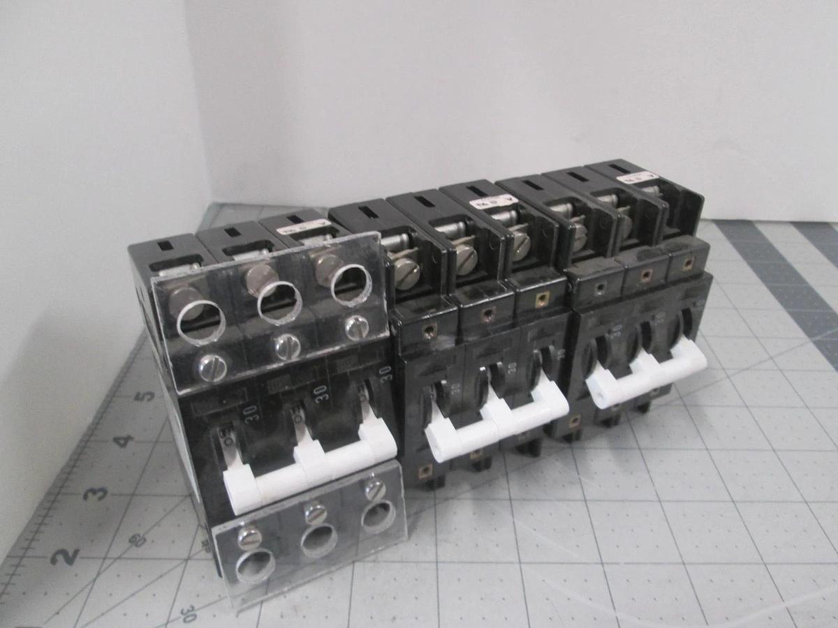 Airpax, IELHR111-26267-9-V, 30A, 3 Pole, Circuit Breaker, New, Lot of 3