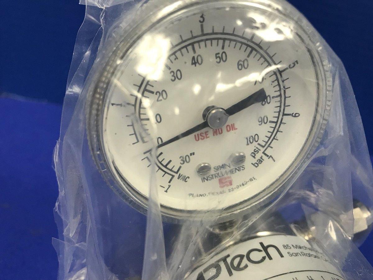 Used Aptech Regulator AP1010S 3P 4 4 1 HT Regulator Assy w/ Gauge