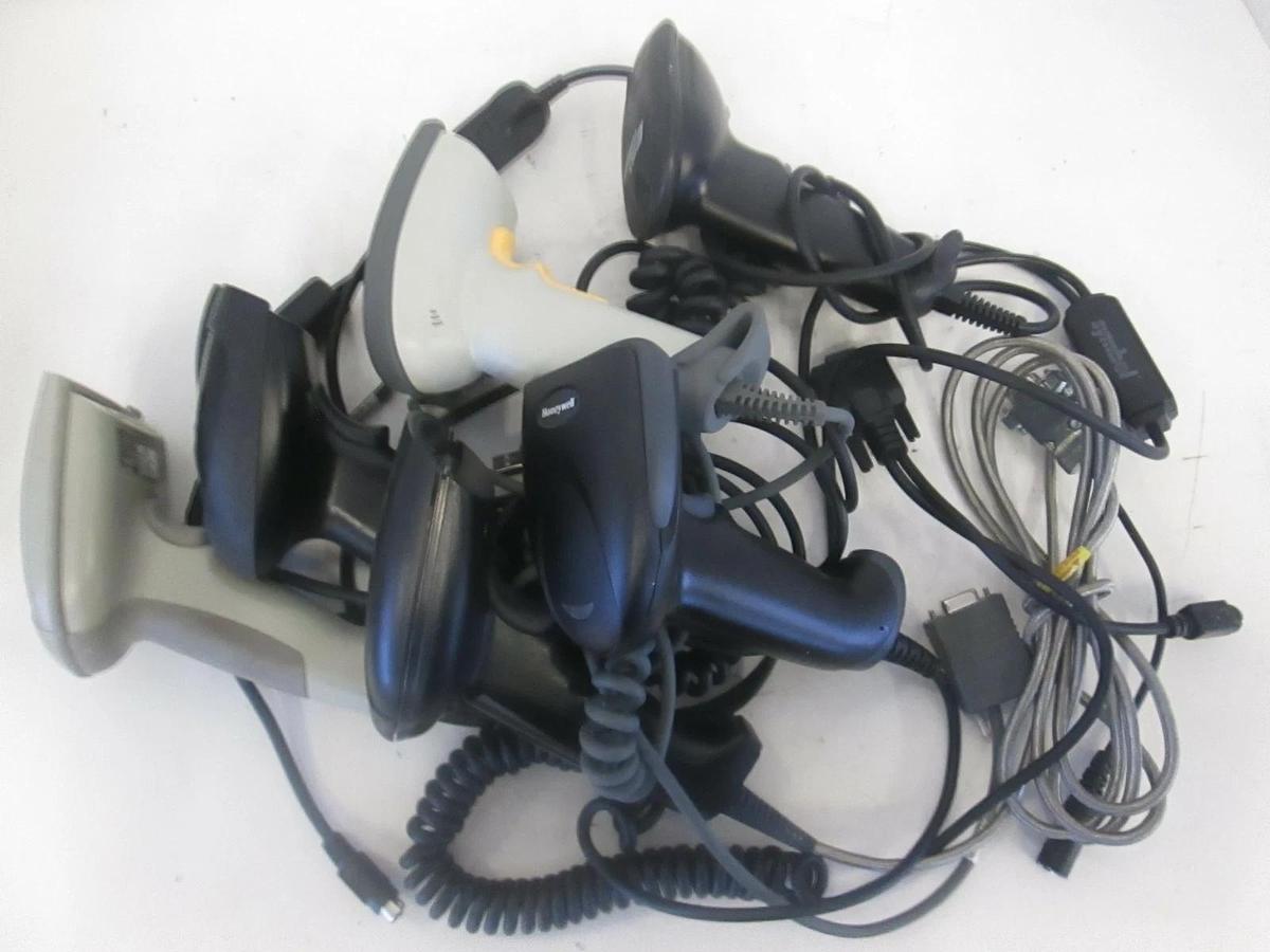 Used Handheld barcode reader Scanners, Used, Lot of 6