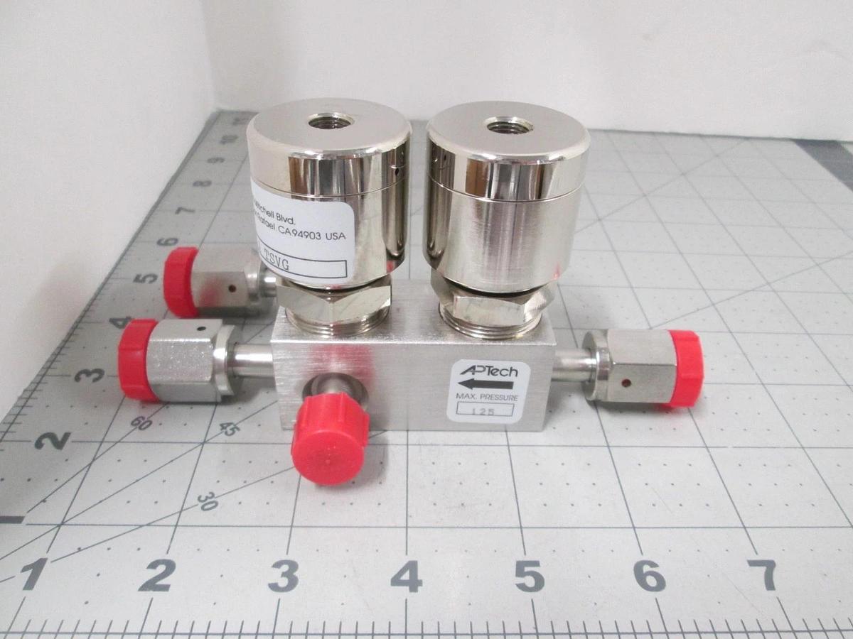 APTech, AP2550SM DUAL A TSVG, Pressure Valve, New