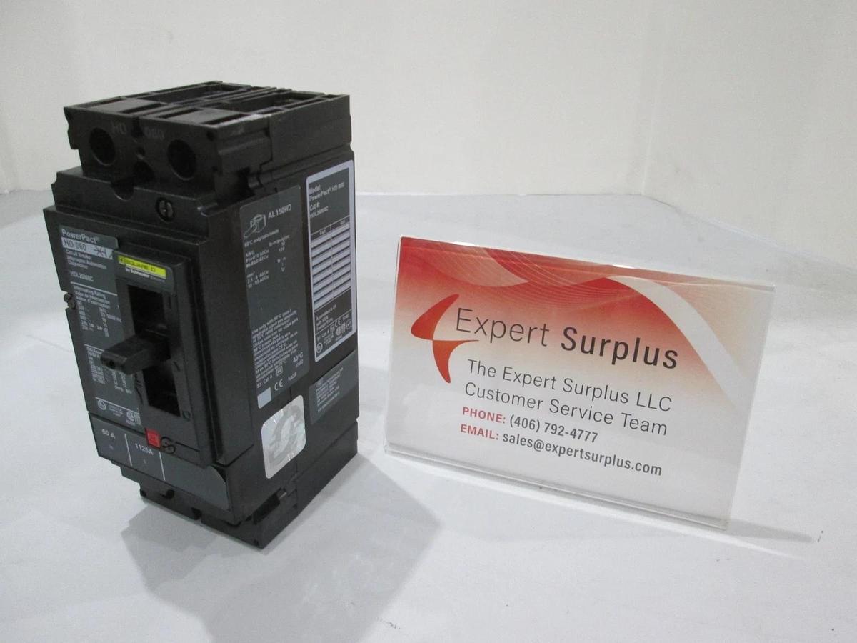 Schneider Electric, PowerPact, HD 060, Circuit Breaker, HDL26060C, 60A, New