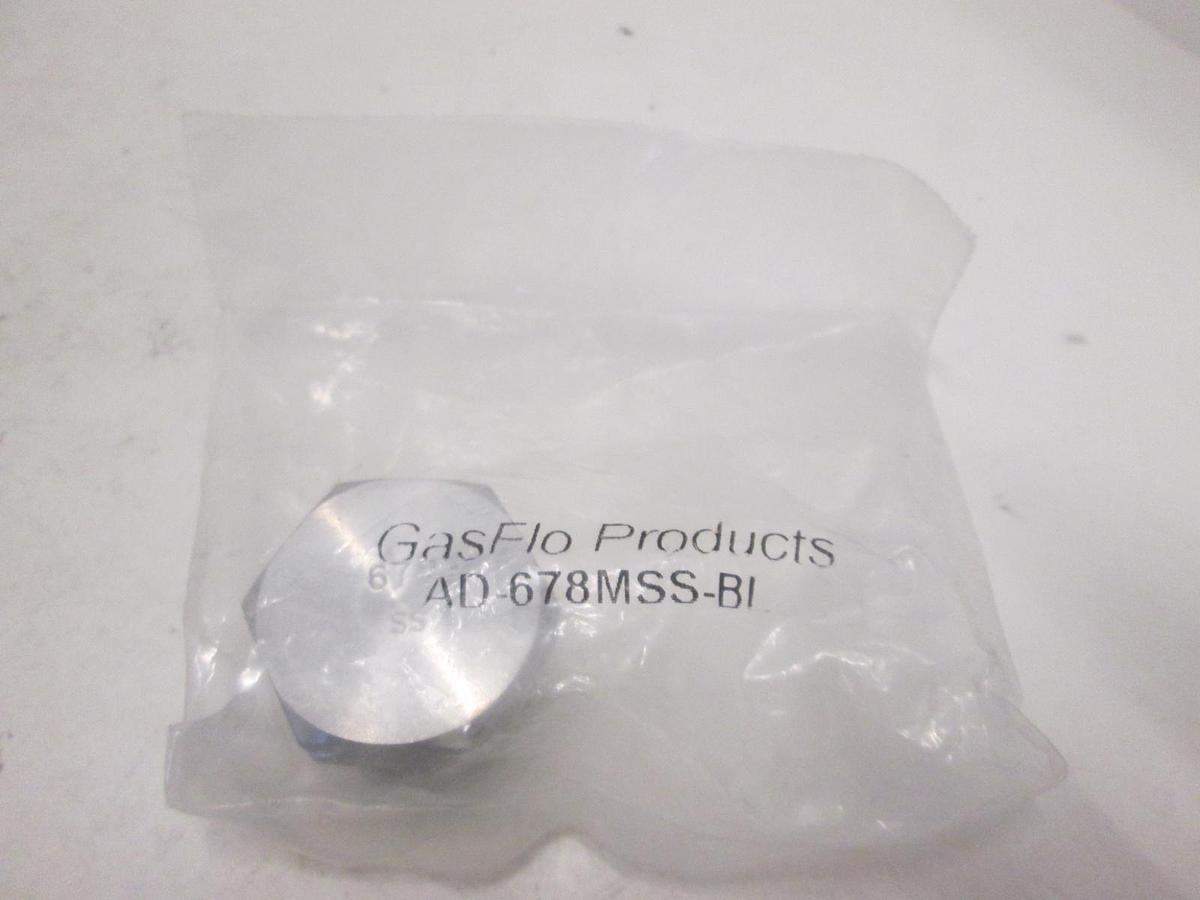 GasFlo Products, AD-678MSS-BL, Male Blank Plug, New