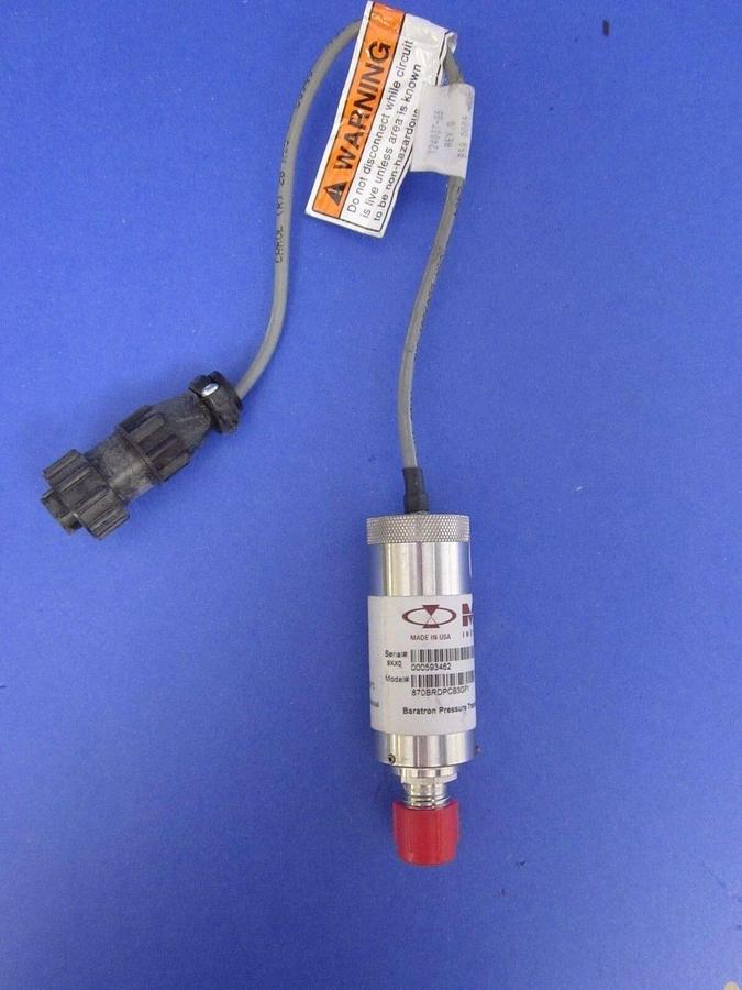 Used MKS Instruments 870BRDPCB3GF1 Micro-Baratron Pressure Transducer, 250 psia, Used