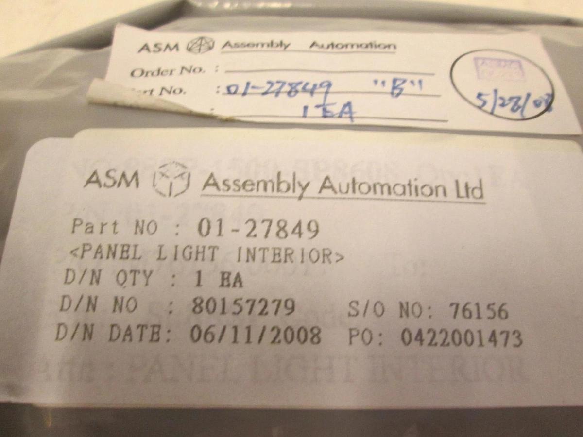 ASM, Panel Light Interior, 01-27849, New