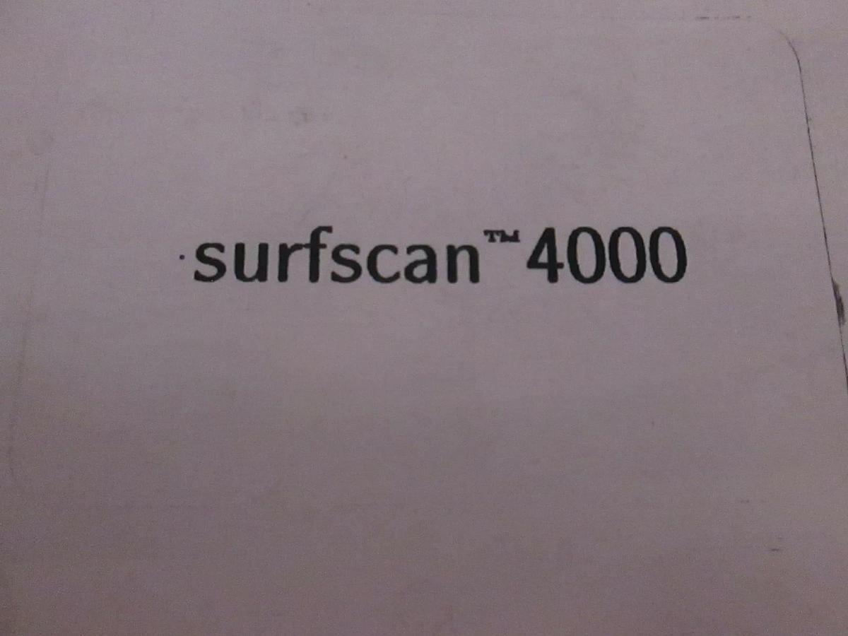 Used Tencor Instruments Surfscan 4000 User's Manual, 074756, Used