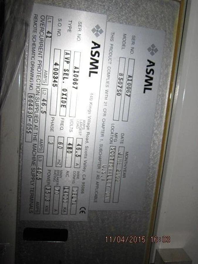 Used SPT Micro AVP 8000 Vertical furnace SelOx, Used
