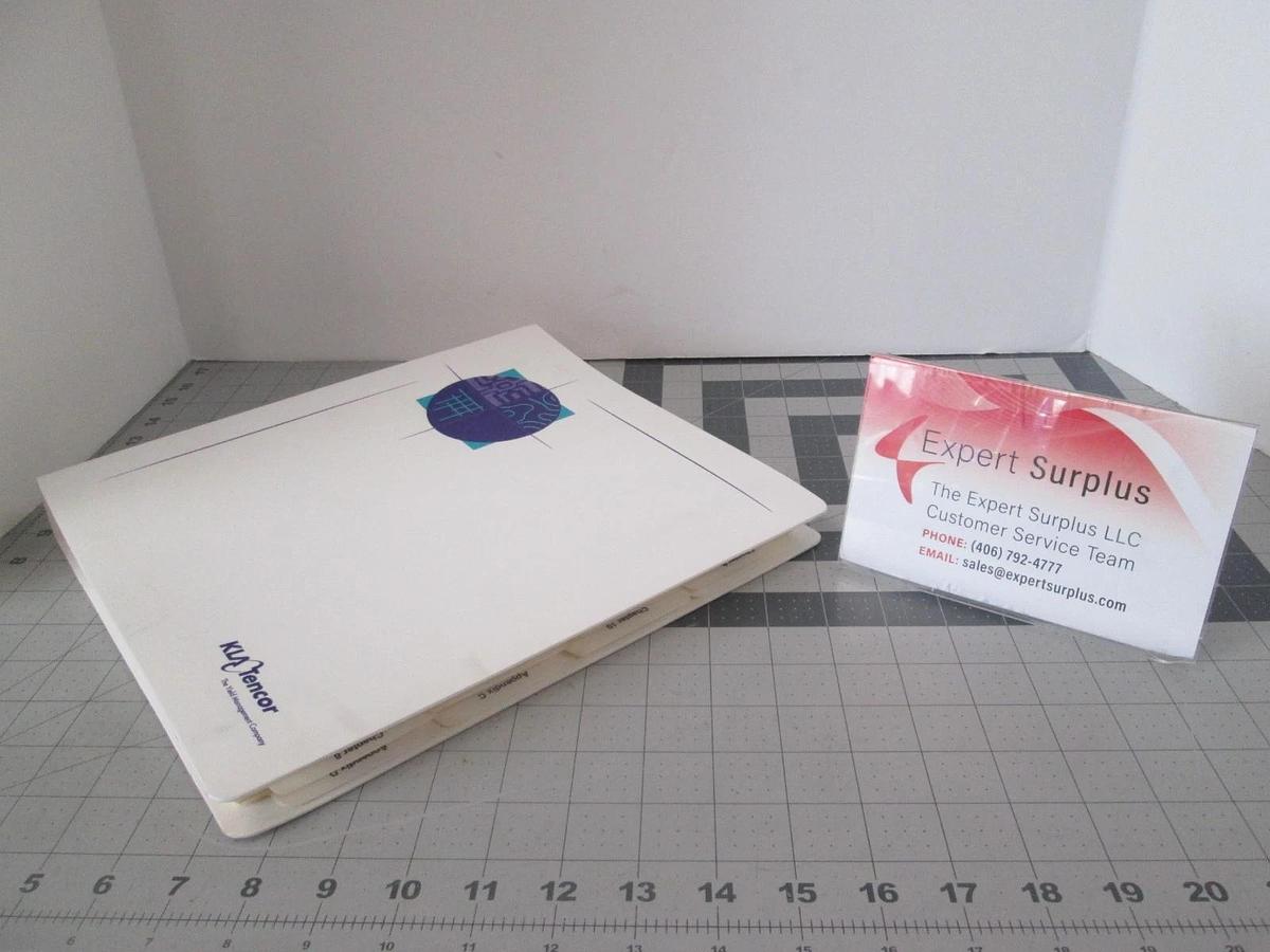 Used Tencor, UV-10x0 Thin Film Measurement Systems w/ Summit Vers 2, User Guide, Used