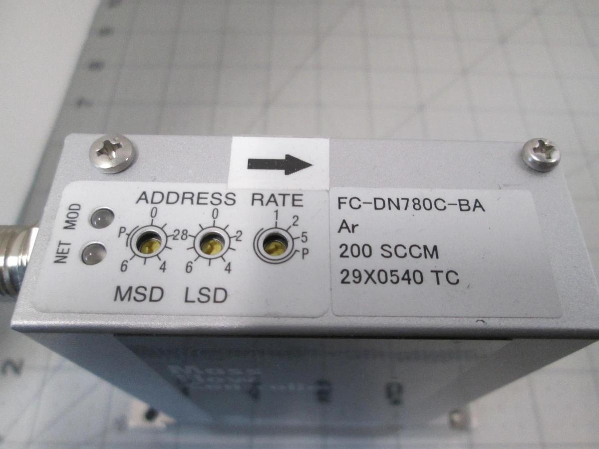 Aera, FC-DN780C-BA, Ar, 200 SCCM, Mass Flow Controller, New
