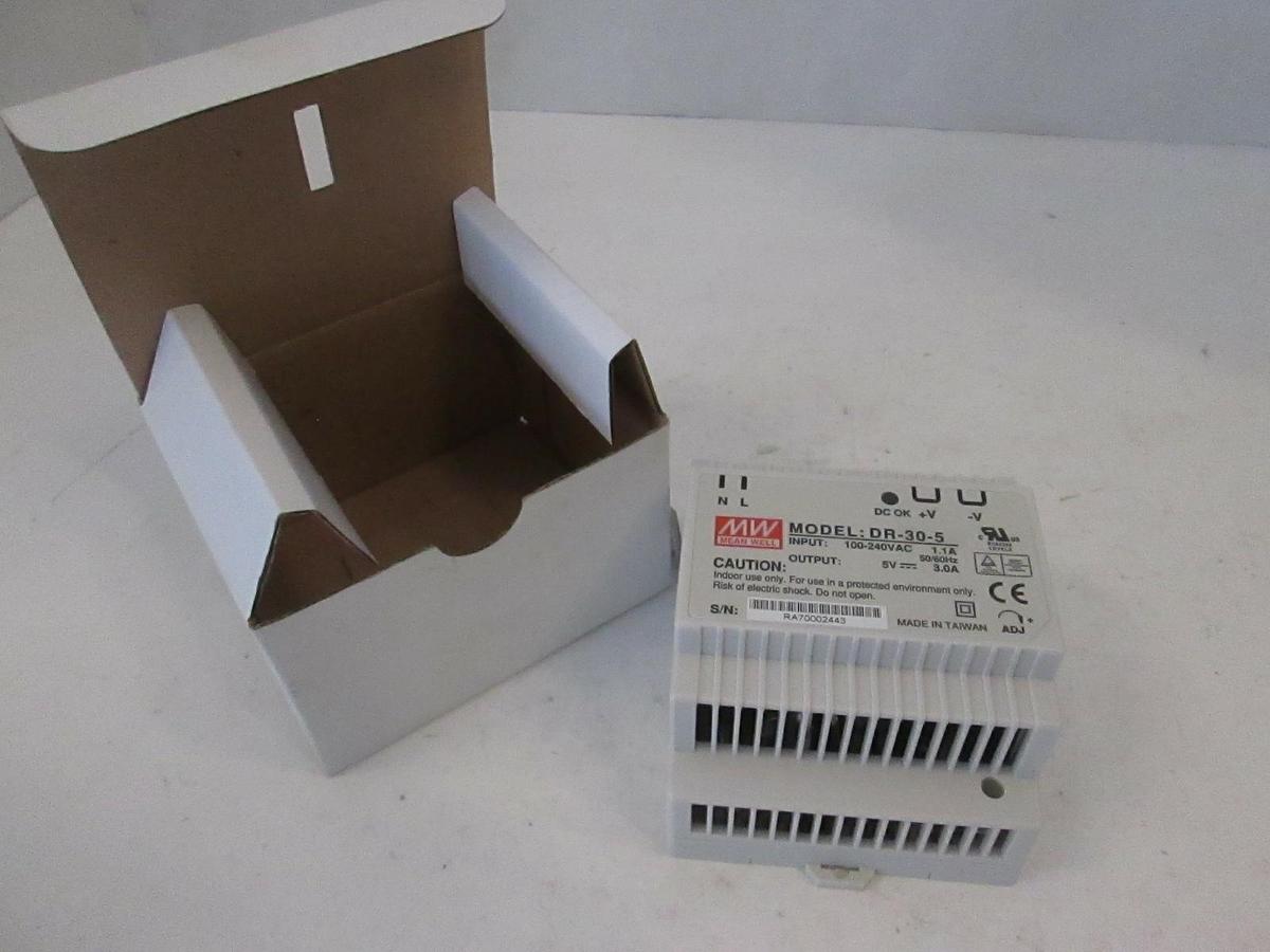 Mean Well DR-30-5, 100-240VAC, NIB