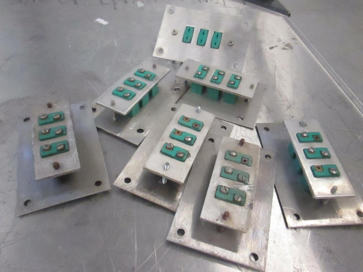 Used T/C Junction Box Face Plate, Used, Lot of 7