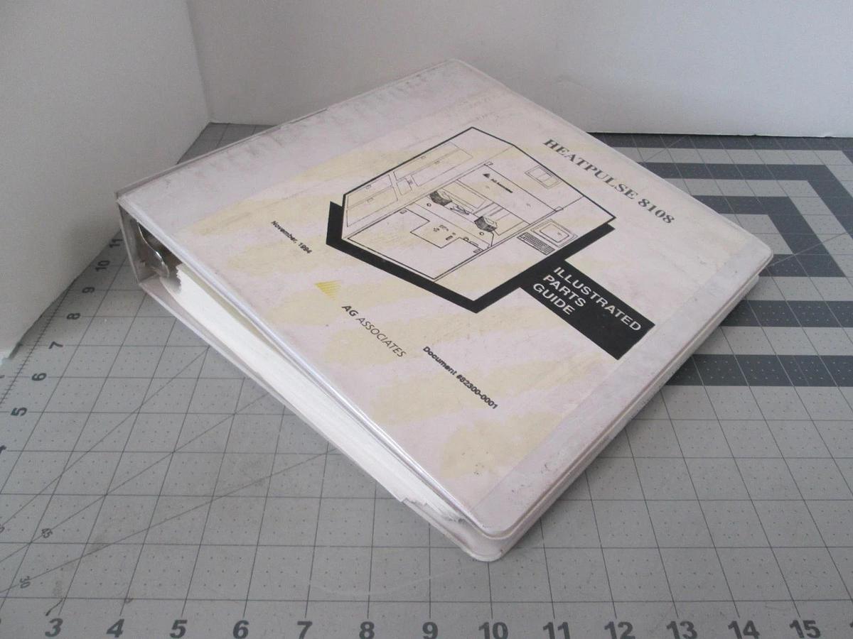 Used Heatpulse, 8108, Illustrated Parts Guide , 82300-1000, Used