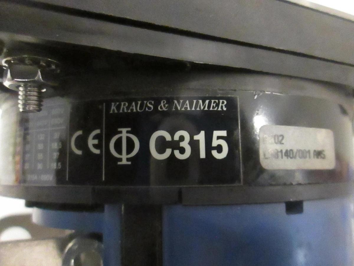 Used Kraus and Naimer C315, Furnace Switch, Used