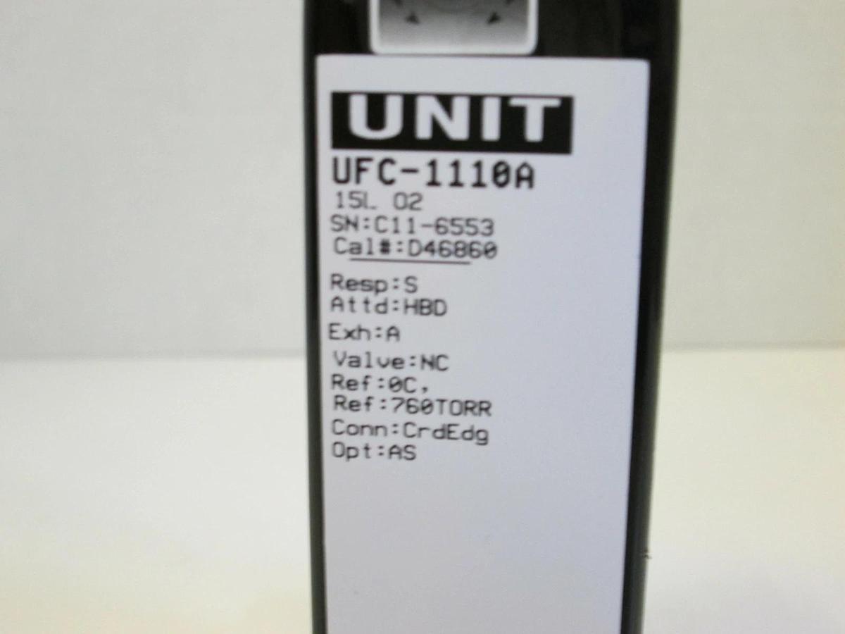 Used Unit UFC-1110A Mass Flow Controller MFC, O2, 15L, 1/4" Male