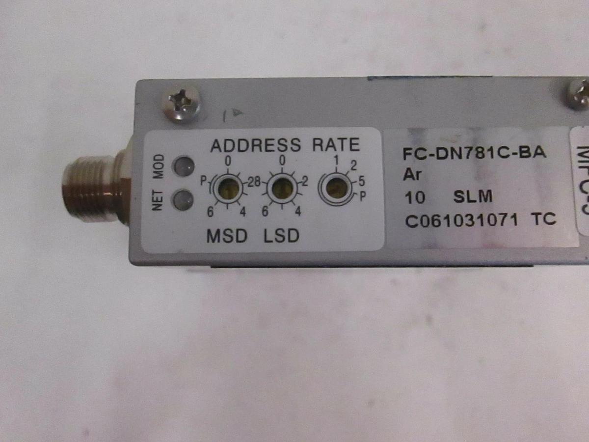 Used Aera FC-DN781CBA MFC, Ar, 10000 SCCM, Used