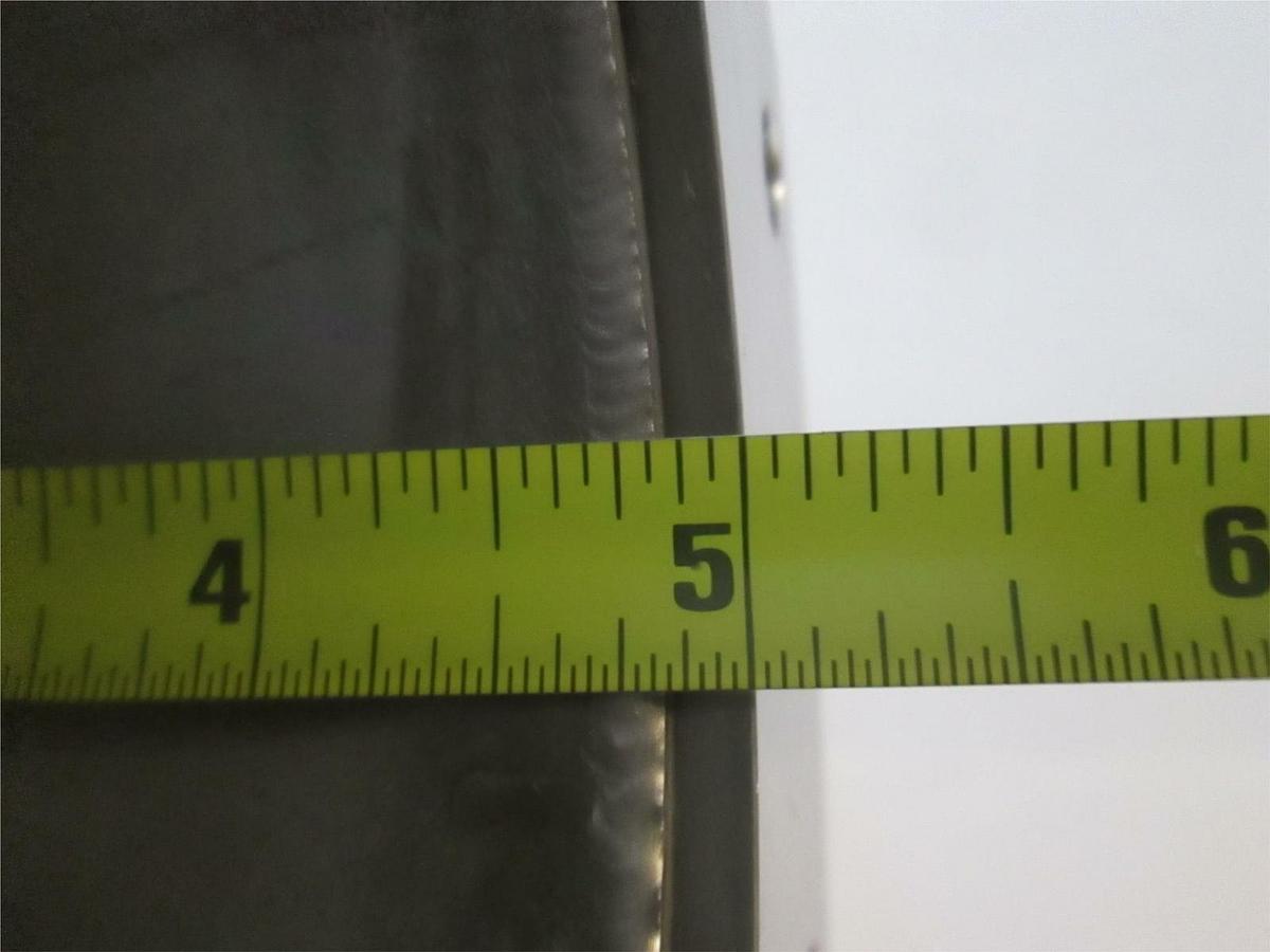 Used Stainless Steel Vacuum Pump Top Flange Adapter, Used